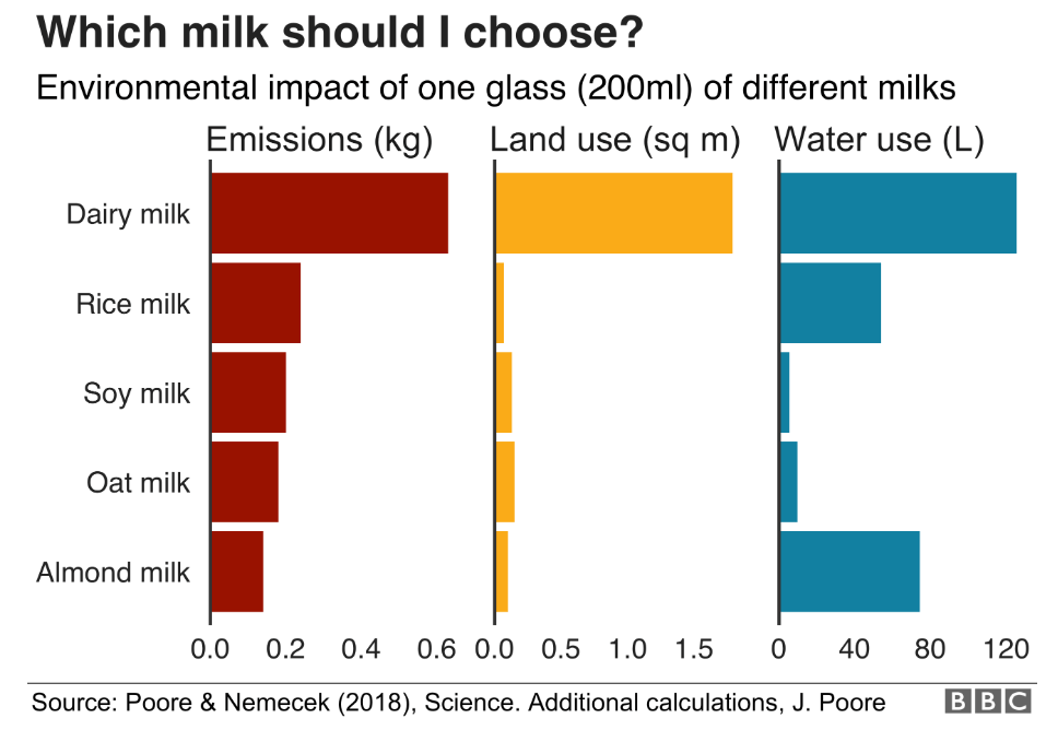 planet friendly diet vegan milk